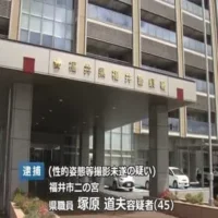 女性のスカートの中を撮影しようとした疑いで　福井県職員の男　逮捕