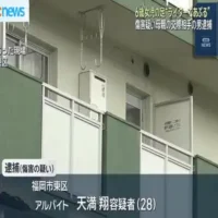 同居する交際女性の娘（６）の足ライターであぶりやけどさせた疑いで男（２８）逮捕