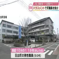 町職員2人　ハラスメント行為で懲戒処分　部下に対し不適切な業務指導やセクハラ行為