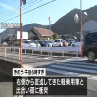 覆面パトカーが交差点で軽乗用車と出合い頭に衝突 　2人がけが【香川】