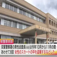 スカートの中を盗撮　男性巡査長を停職3カ月の懲戒処分