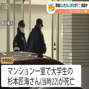 大学生死亡事件「スパーリングをしていてその後倒れた」と救急通報の知人男性　福岡県外で死亡　自殺か
