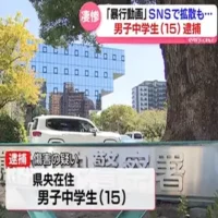 SNSで少年を殴る蹴る暴行動画拡散…男子中学生(15)逮捕