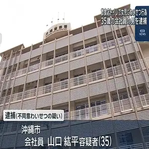 女児にわいせつな行為 35歳の会社員の男が逮捕