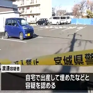 自宅近くの駐車場に生後間もない赤ちゃんの死体遺棄した疑い　23歳パート従業員の女逮捕