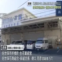「確認取れない組合費は総額１億円以上」佐世保花商組合の前組合長が横領容疑