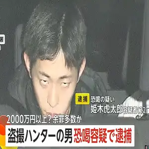 盗撮ハンター”逮捕「親にも迷惑かかるぞ」盗撮しようとしていた男子大学生から10万円脅し取った疑い