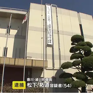 香川県綾川町の職員の男 女子児童２人の下着の盗撮容疑で逮捕