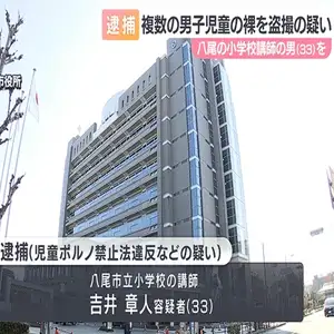 複数の男子児童の裸盗撮か