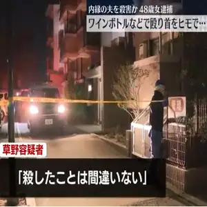 内縁の夫をワインボトルなどで殴り…首絞めるなどして殺害か