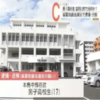 大麻とされる植物片を営利目的で所持していたとして男子高校生を逮捕　沖縄