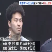 三重県の建設会社に侵入し現金約1600万円が入った金庫を盗んだ疑い　男2人を逮捕