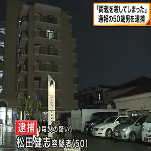 東大阪の集合住宅で80代夫婦とみられる遺体