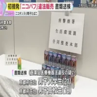 ニコチン入り電子タバコ「ニコパフ」の販売容疑で高校生ら書類送検　全国初の摘発