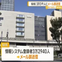 NHKが3万2940人に他人アドレスが見られる状態のメールを誤送信